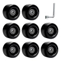 TOBWOLF Quad Roller Skate Wheels, 8 Pack 58 x 32mm 82A Replacement Wheels