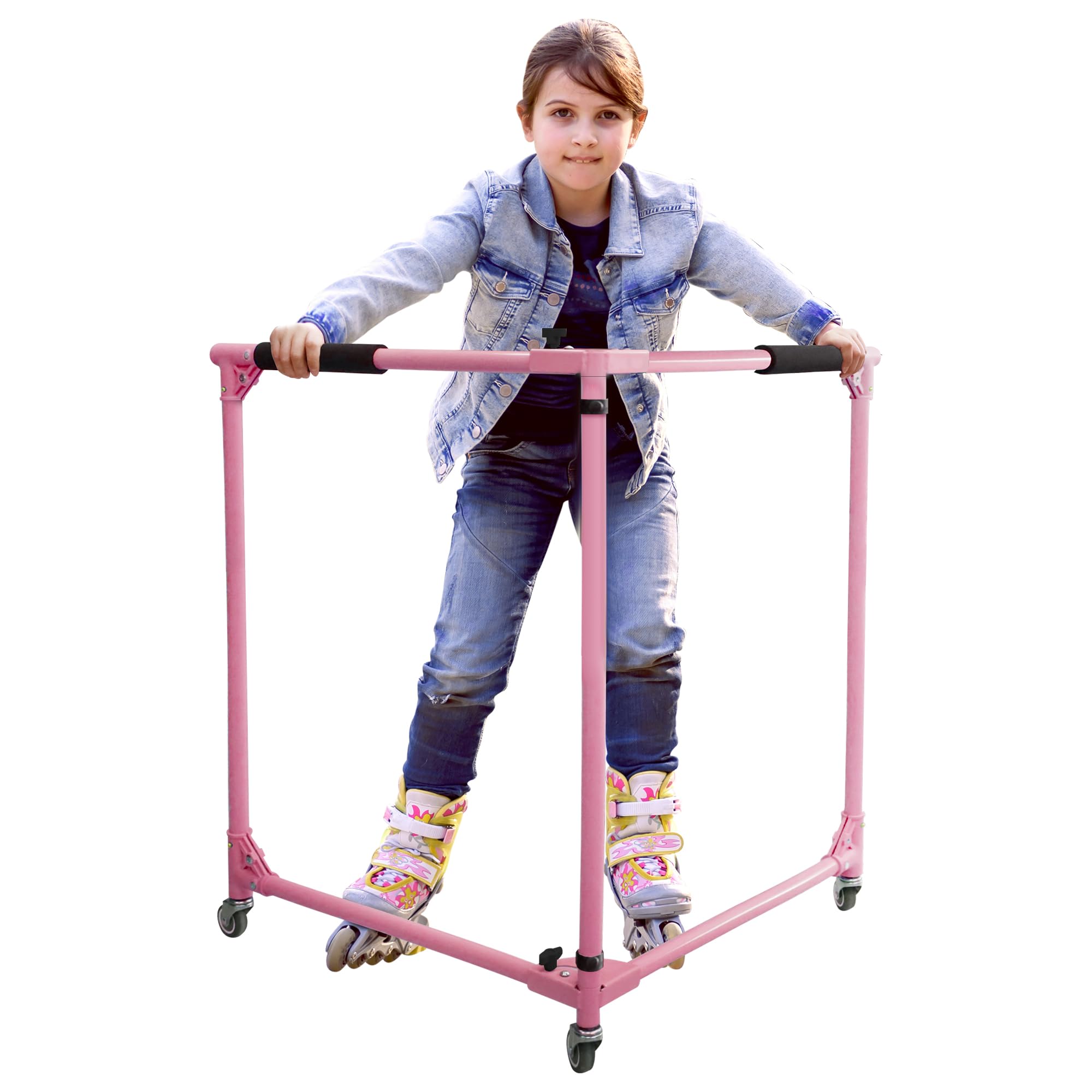GanFindX Folding Skater Aid, 30" Kids Roller Skate Trainer for Toddlers