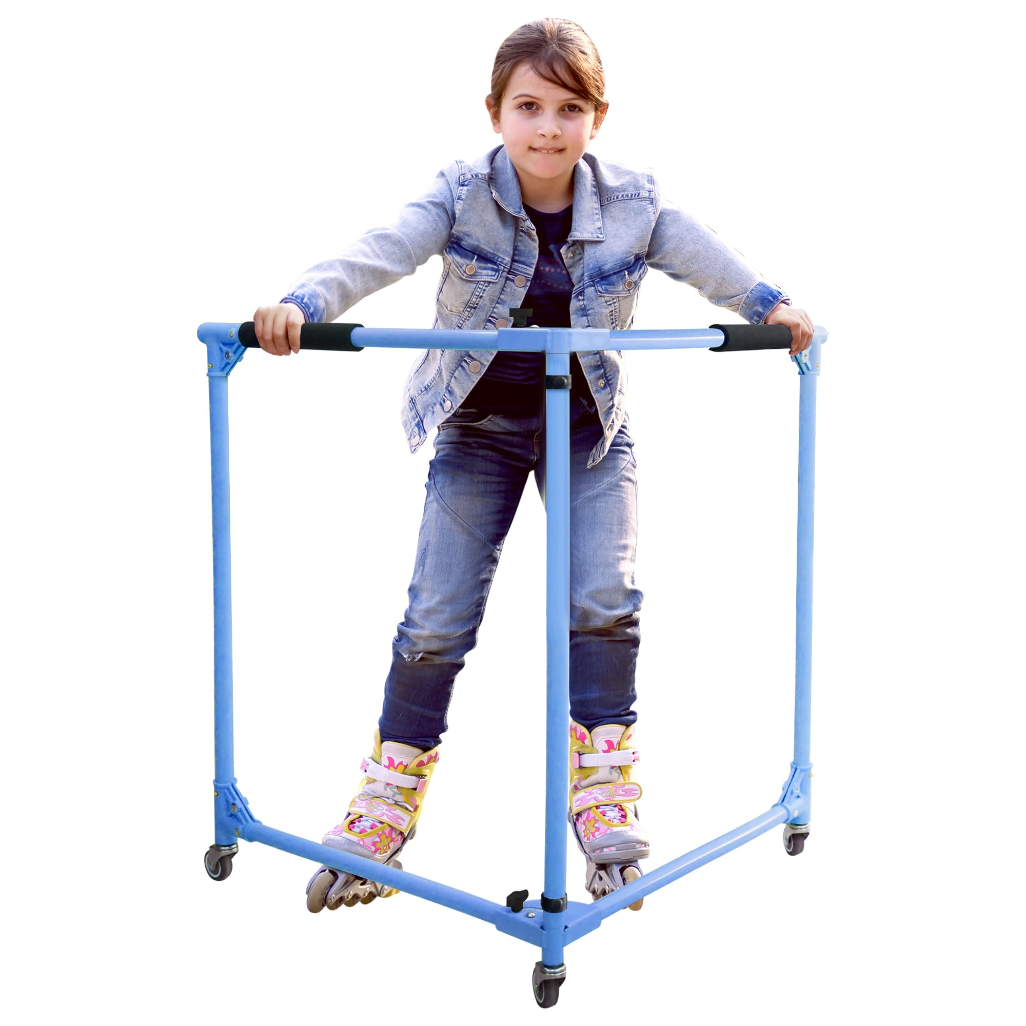 GanFindX Folding Skater Aid, 30" Kids Roller Skate Trainer for Toddlers