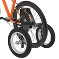 MOSHAY Aluminum Alloy Adjustable Adult Bicycle Bike Stabilizers Training Wheels Fits 24" to 29" - (24-29)