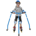GanFindX Kids Roller Skating Trainer Adjustable Height Skate Walker Blue