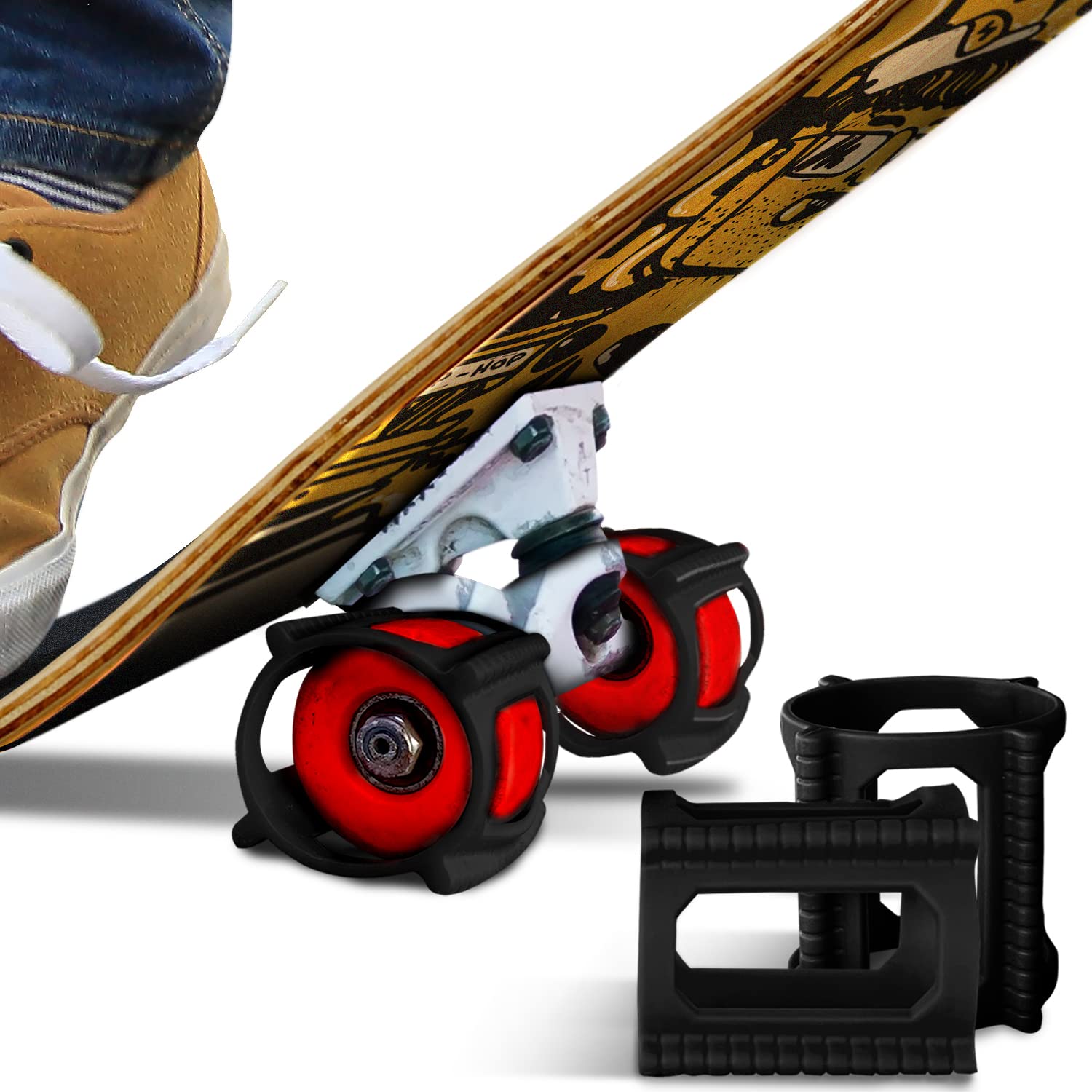 Skateboard Tricks Fast - Perfect for Complete Beginners and Beyond. Fast, Safe, and Easy - Skateboard Accessories for Wheels