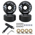 Skateboard Wheels 52mm 95A with Tool Set, Skateboard Bearings,Skateboard Tools Washers, Freestyle Skateboard Wheel Tips Street Skateboard